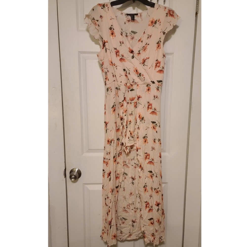 Floral High/Low Romper